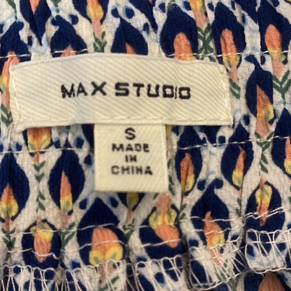 Max Studio Women’s Multicolored Printed Wide Leg Pants Size S - Picture 7 of 9